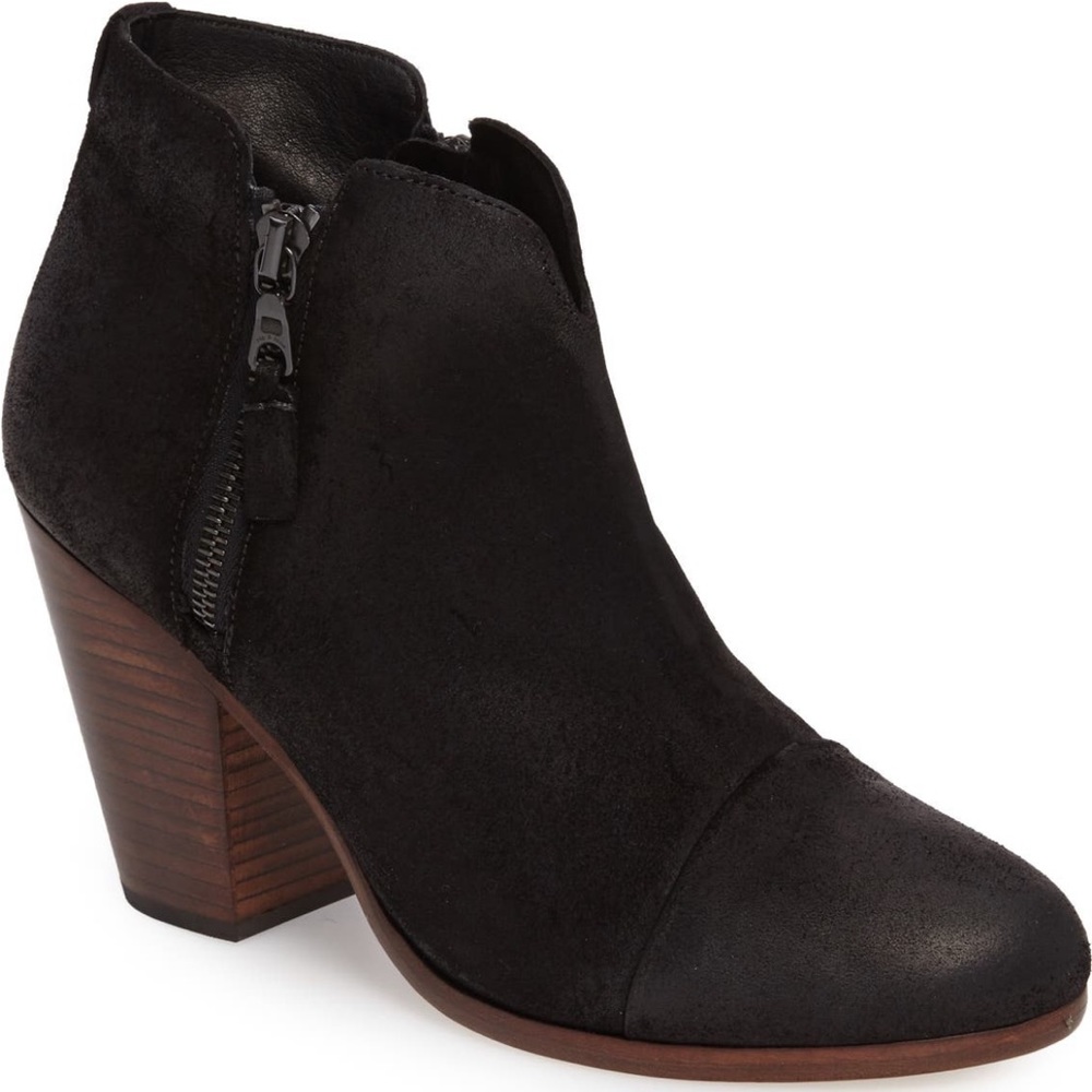 RAG & BONE Margot Boot Black Suede (size 41, fits like a size 10)